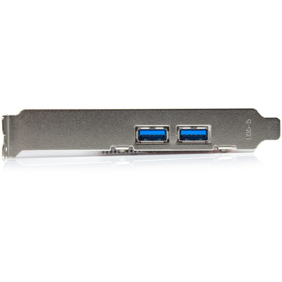 StarTech.com 4 Port PCI Express USB 3.0 Card - 5Gbps - 2 External & 2 Internal (IDC) - SATA Power PEXUSB3S2EI