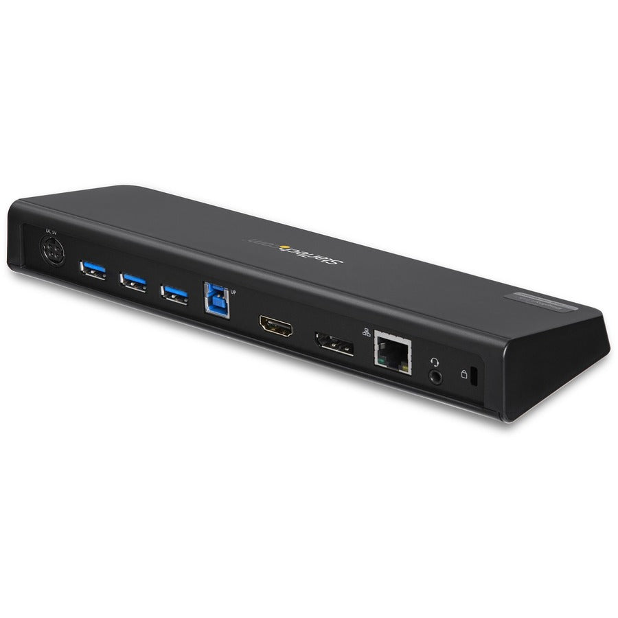 StarTech.com USB 3.0 Docking Station Dual Monitor with HDMI & 4K DisplayPort - 4x USB-A, Ethernet - USB Type A Universal Laptop Dock USB3DOCKHDPC