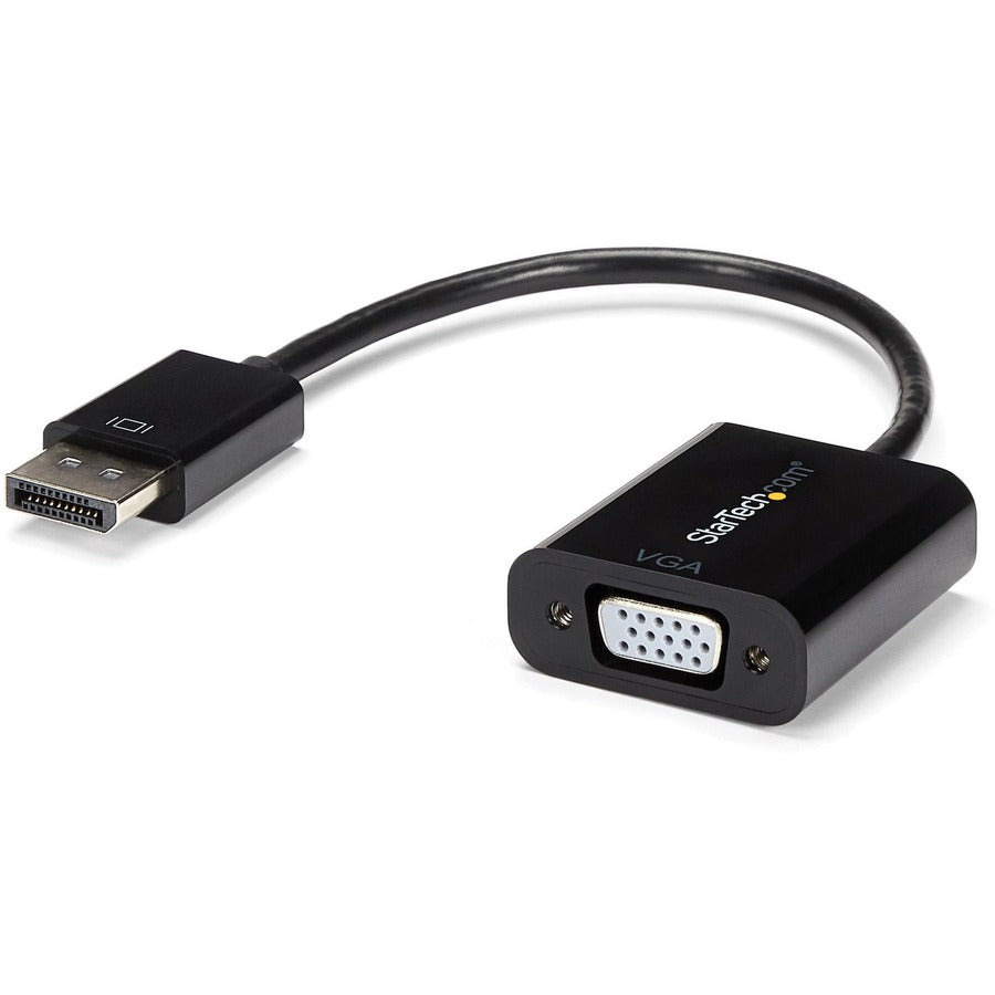 StarTech.com DisplayPort to VGA Adapter, Active DP to VGA Converter, 1080p Video, DP to VGA Adapter Dongle (Digital to Analog), DP 1.2 DP2VGA3