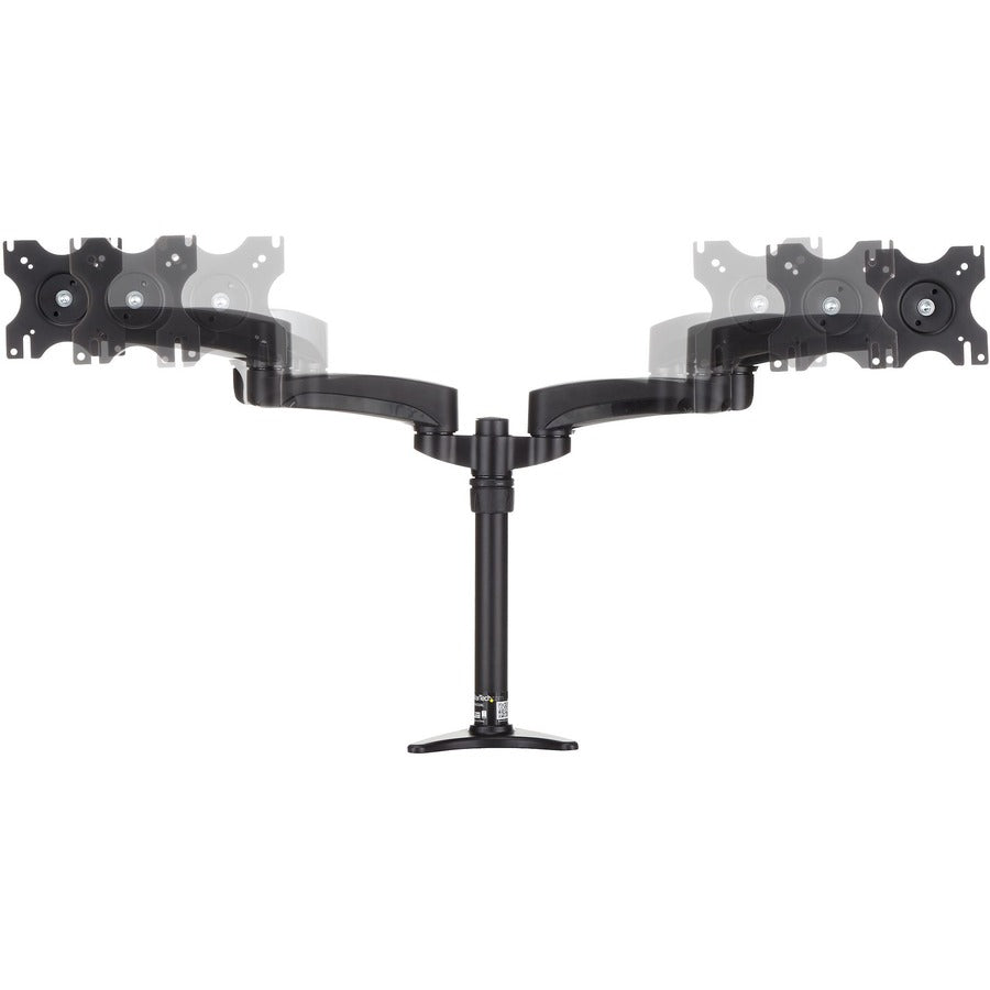 StarTech.com Desk Mount Dual Monitor Arm - Dual Articulating Monitor Arm - Height Adjustable Monitor Mount - For VESA Monitors up to 24" ARMDUAL