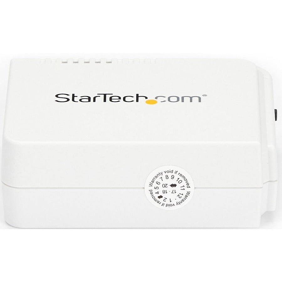 StarTech.com Serveur d'impression réseau sans fil N USB 1 port avec port Ethernet 10/100 Mbps - 802.11 b/g/n PM1115UW