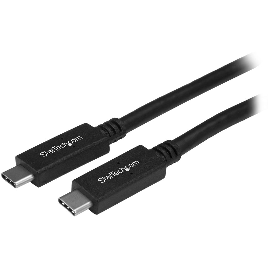 StarTech.com Câble USB C - 3 pi / 1 m - 10 Gbit/s - 4K - USB-IF - Charge et synchronisation - Câble USB Type C vers Type C - Câble USB Type C USB31CC1M