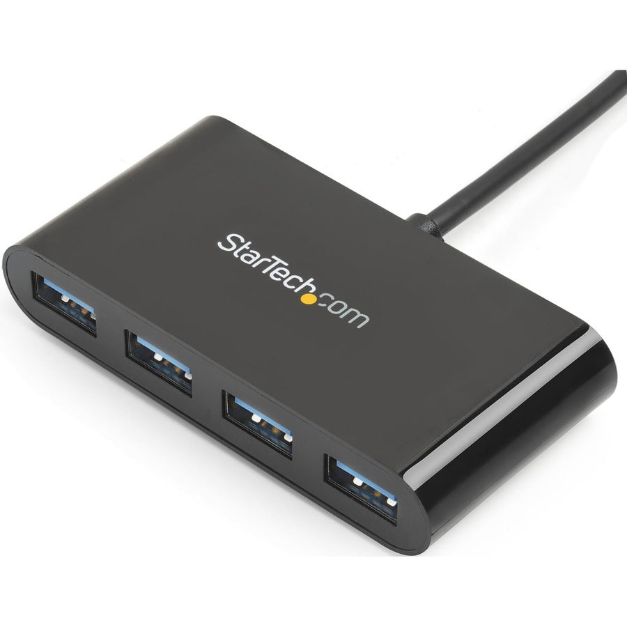 StarTech.com USB C Hub - 4 Port USB C to USB-A (4x) - Bus Powered USB Hub - USB Type C to USB Hub - USB-C to USB - USB 3.1 Type C HB30C4AB