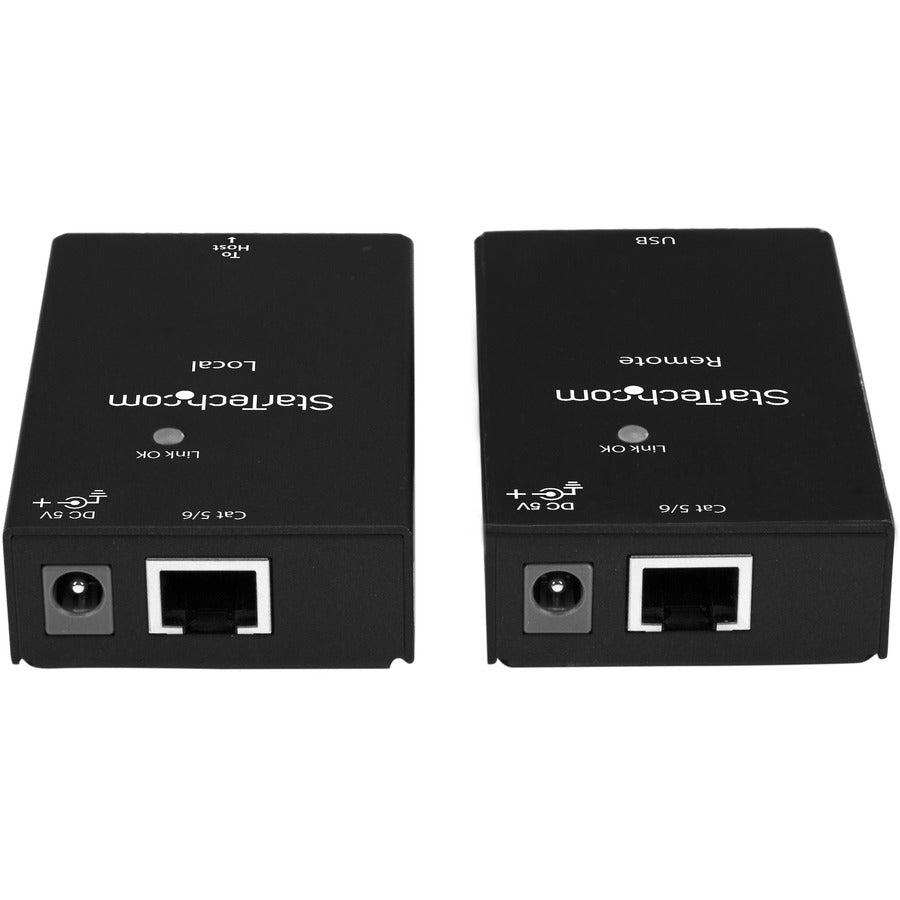 StarTech.com Kit d'extension USB 2.0 sur câble Cat5e/Cat6 (RJ45) - Jusqu'à 165 pieds (50 m) - Port USB sur câble Ethernet - Alimenté - 480 Mbps USB2001EXTV