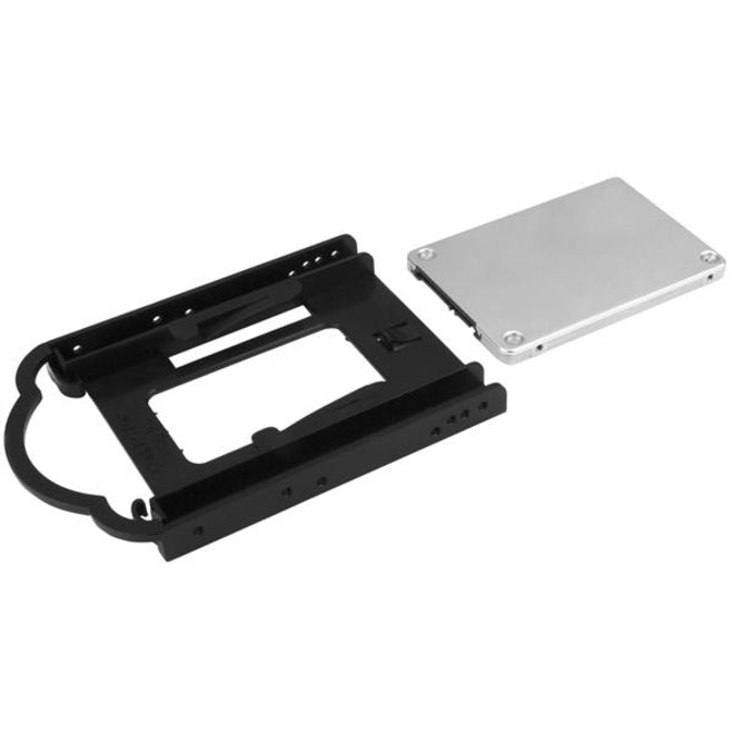 StarTech.com Support de montage pour disque SSD, disque dur, ordinateur de bureau, serveur - Noir BRACKET125PTP