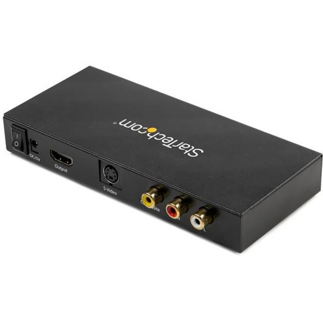 StarTech.com S-Video or Composite to HDMI Converter with Audio - 720p - NTSC and PAL VID2HDCON2