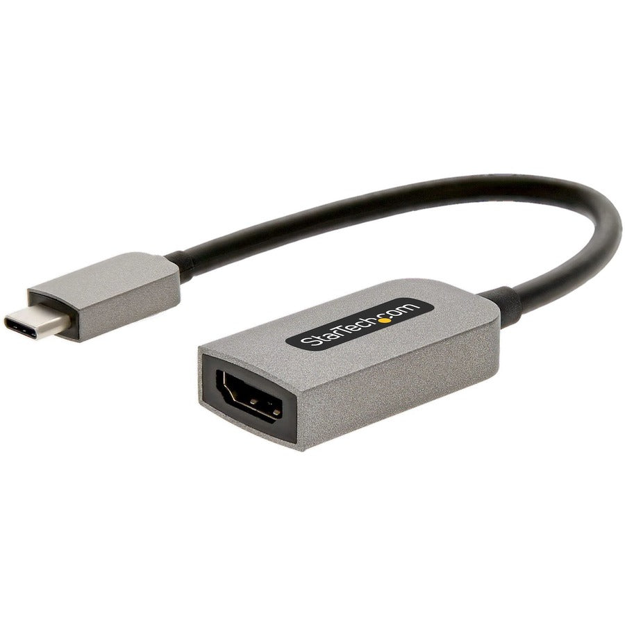 StarTech.com Dongle adaptateur USB C vers HDMI, 4K 60 Hz, HDR10, convertisseur USB-C vers HDMI 2.0b, USB Type-C DP Alt Mode vers moniteur/écran HDMI USBC-HDMI-CDP2HD4K60