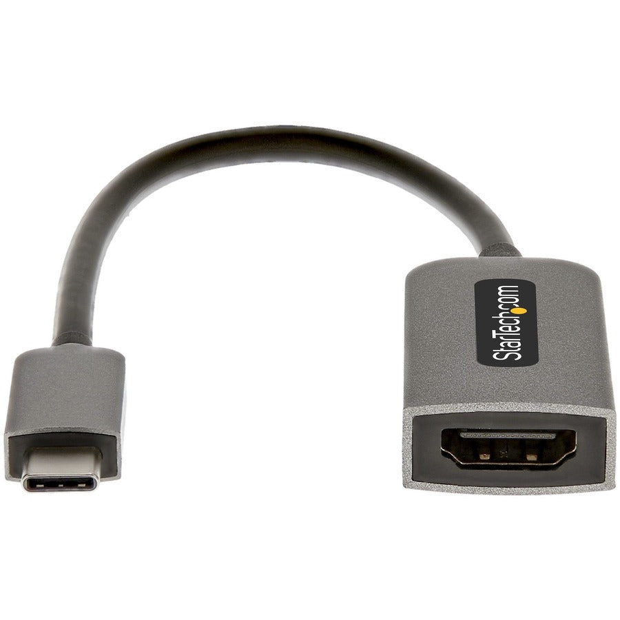 StarTech.com Dongle adaptateur USB C vers HDMI, 4K 60 Hz, HDR10, convertisseur USB-C vers HDMI 2.0b, USB Type-C DP Alt Mode vers moniteur/écran HDMI USBC-HDMI-CDP2HD4K60