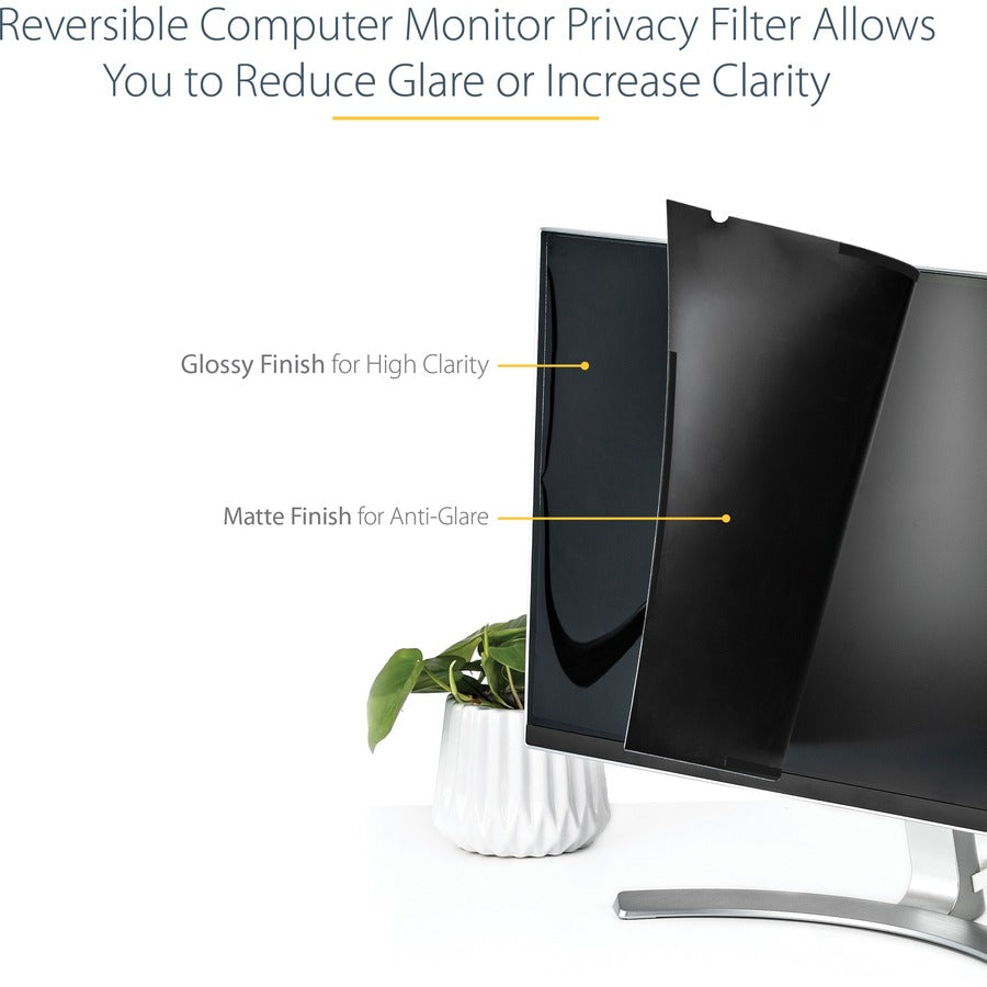 StarTech.com Monitor Privacy Screen for 22" Display - Widescreen Computer Monitor Security Filter - Blue Light Reducing Screen Protector PRIVACY-SCREEN-22MB