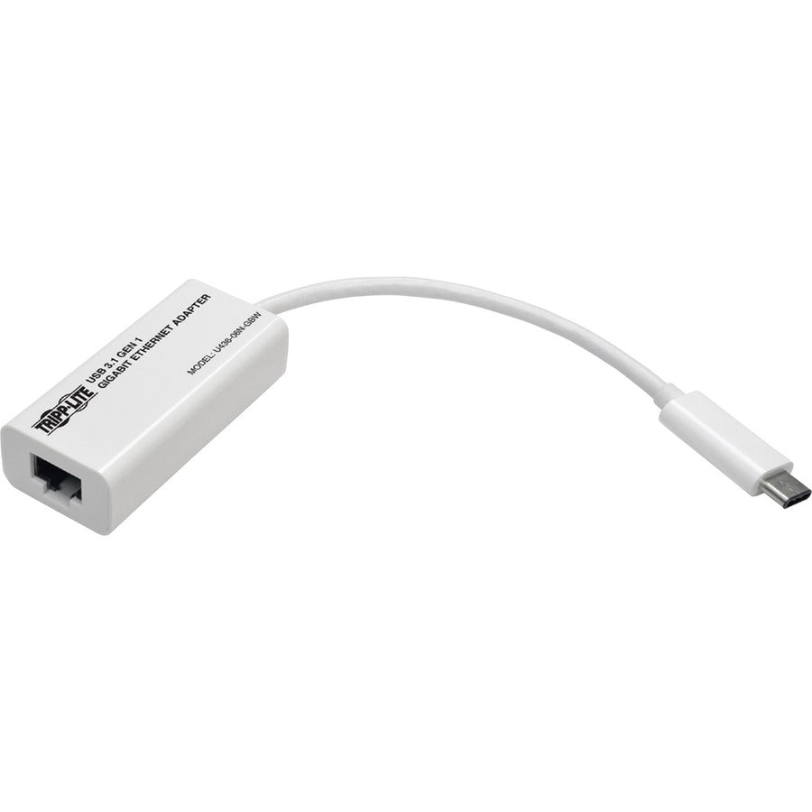 Tripp Lite U436-06N-GBW Adaptateur réseau USB 3.1 Gen 1 Type-C vers Gigabit Ethernet NIC U436-06N-GBW