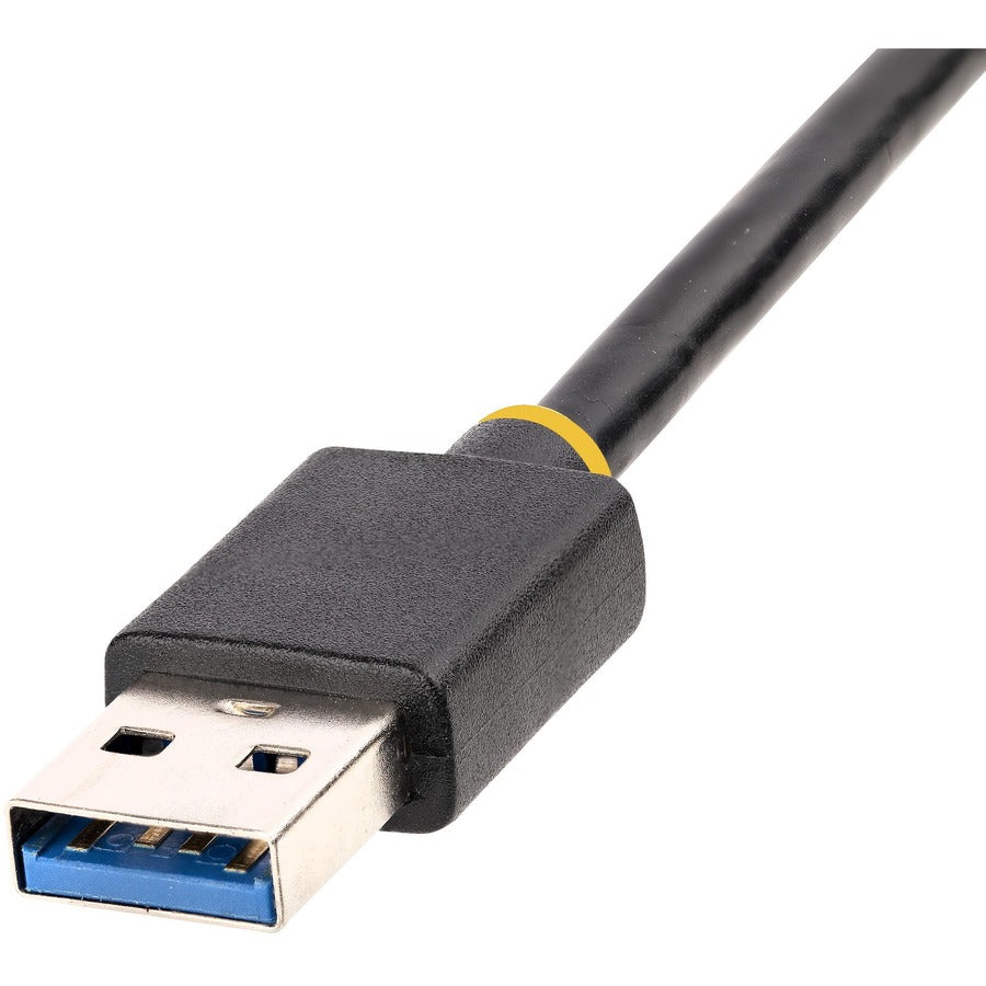 StarTech.com USB to Ethernet Adapter, USB 3.0 to 10/100/1000 Gigabit Ethernet LAN Adapter, 11.8in/30cm Attached Cable, USB to RJ45 Adapter USB31000S2