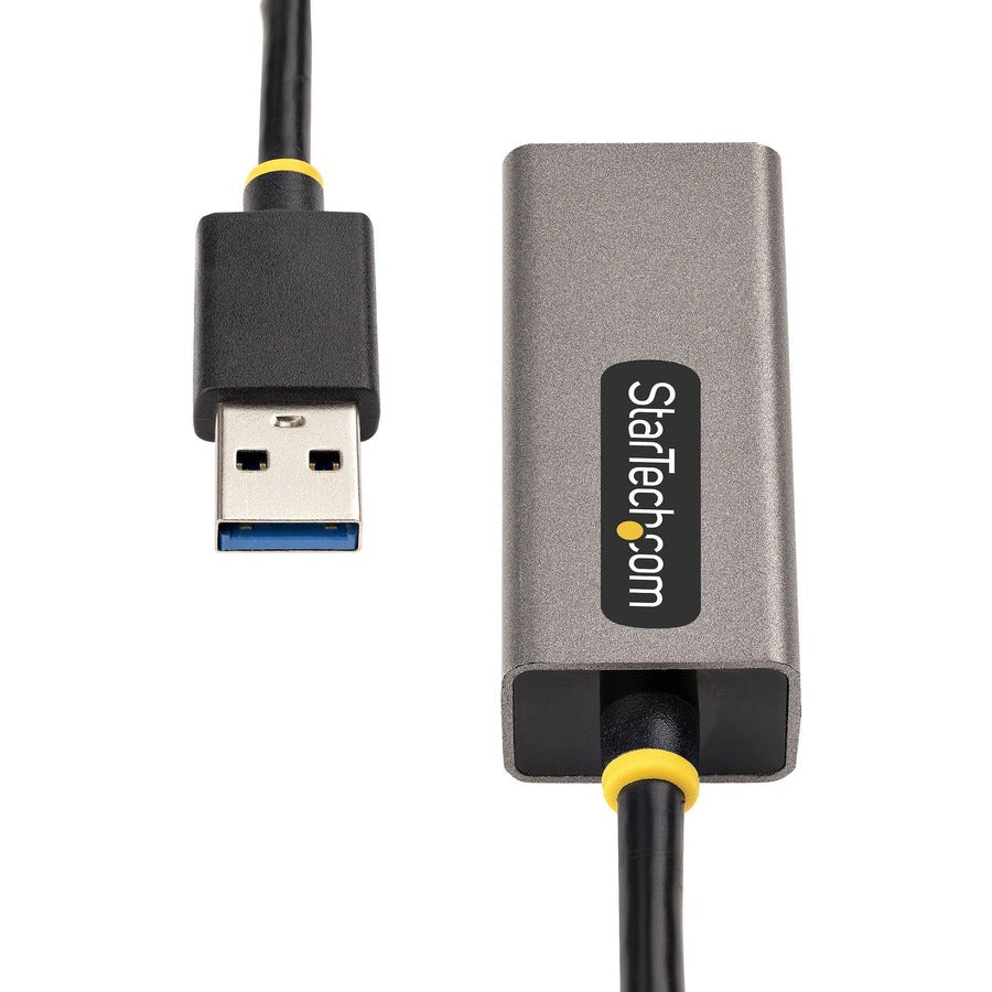 StarTech.com Adaptateur USB vers Ethernet, USB 3.0 vers 10/100/1000 Gigabit Ethernet LAN, câble attaché 11,8 pouces/30 cm, adaptateur USB vers RJ45 USB31000S2