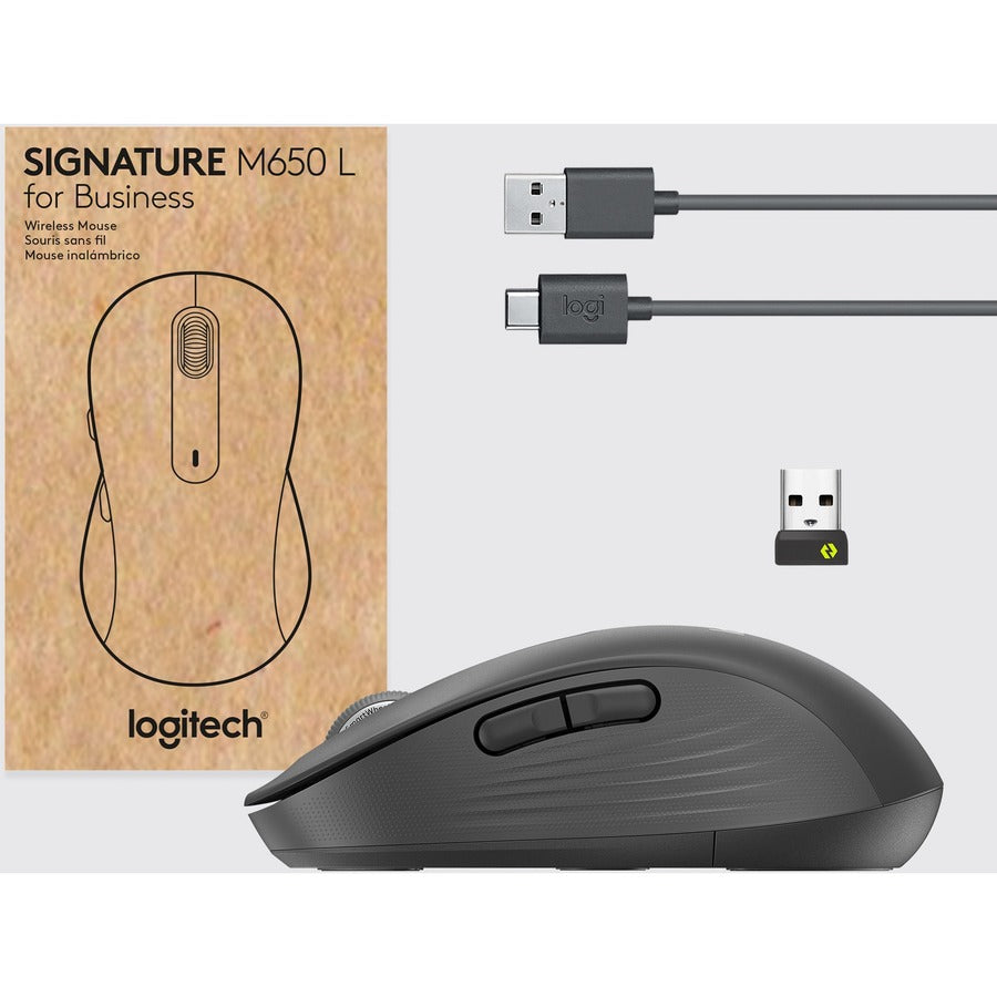 Logitech Signature M650 L for Business (Graphite) - Brown Box 910-006346