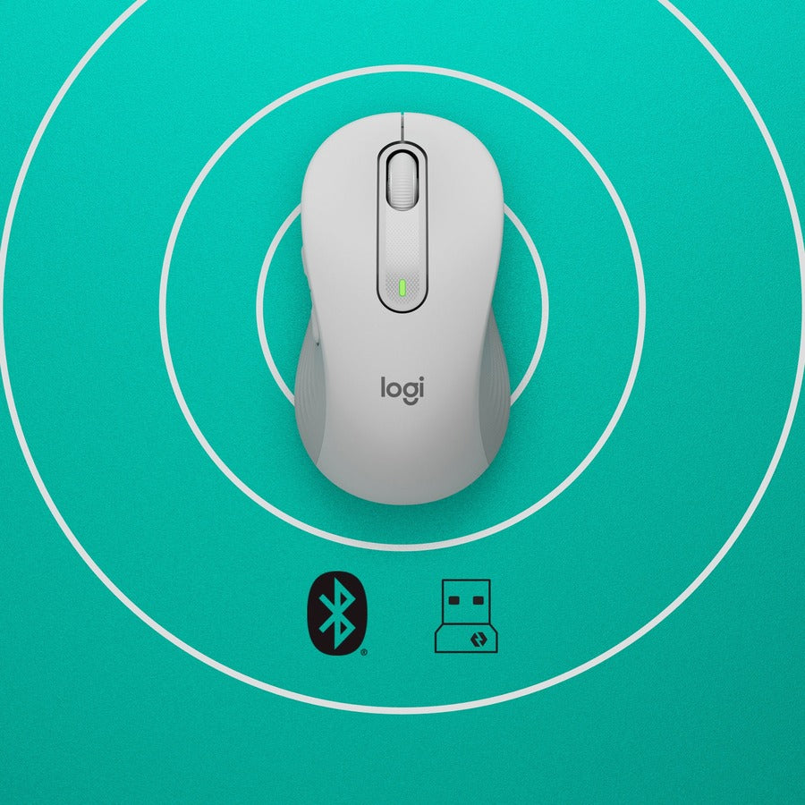 Logitech Signature M650 L pour entreprise (blanc cassé) - Boîte marron 910-006347