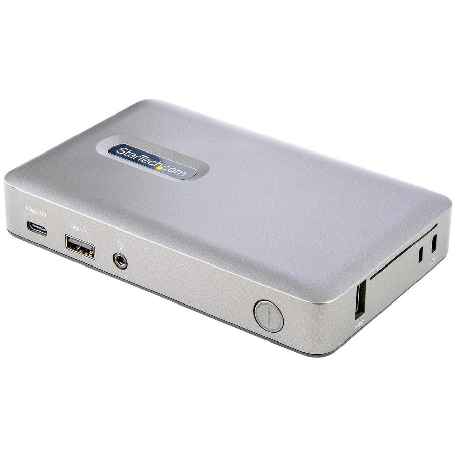 StarTech.com Station d'accueil USB C, USB-C vers DisplayPort 4K 30 Hz ou VGA, 65 W PD3.0, hub USB 3.1 Gen 1 à 4 ports, GbE, station d'accueil USB C universelle DKM30CHDPD