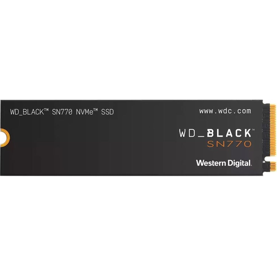 Disque SSD WD Black SN770 WDS500G3X0E 500 Go - M.2 2280 interne - PCI Express NVMe (PCI Express NVMe 4.0 x4) WDS500G3X0E
