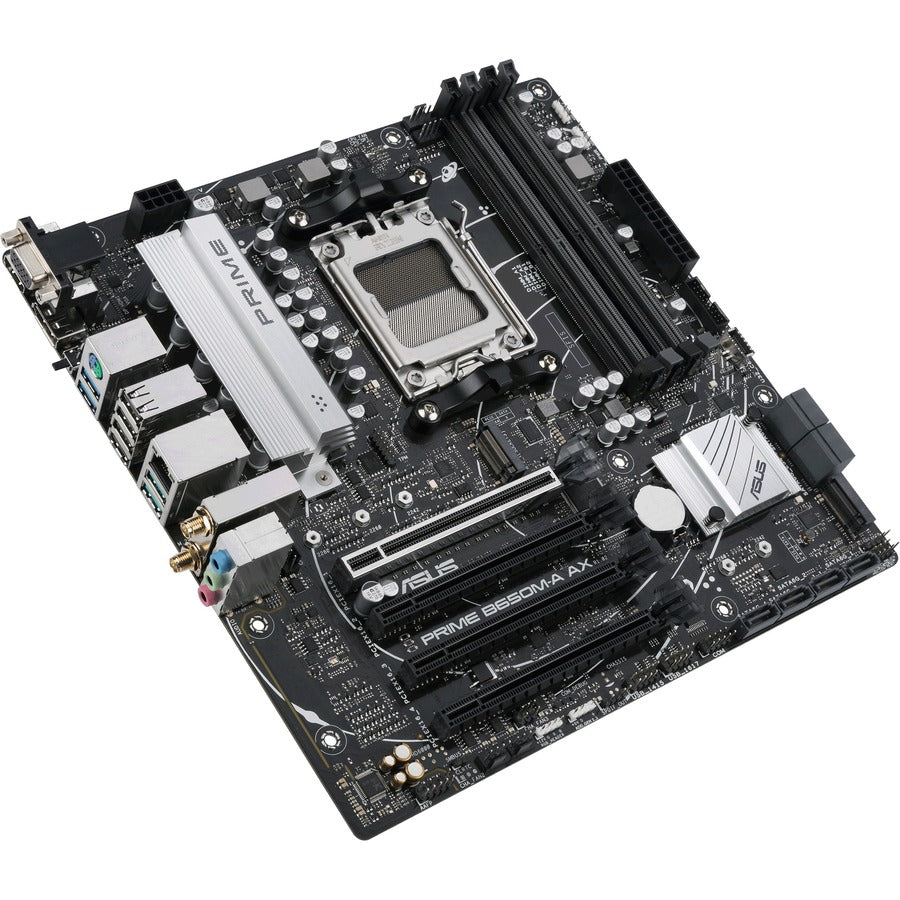 Carte mère de bureau Asus Prime B650M-A AX - Chipset AMD B650 - Socket AM5 - Micro ATX PRIME B650M-A AX