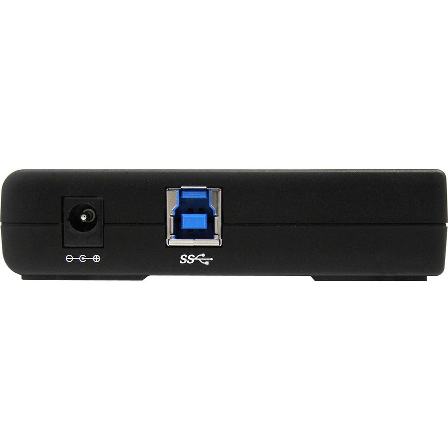 StarTech.com 4 Port Black SuperSpeed USB 3.0 Hub ST4300USB3