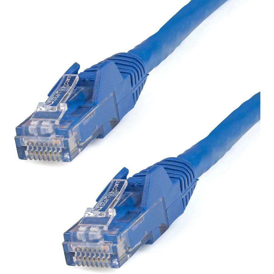 StarTech.com Câble Ethernet CAT6 de 30 m - Gigabit sans accroc bleu - Cordon de brassage PoE UTP 650 MHz catégorie 6 100 W Câblage certifié UL/TIA N6PATCH100BL