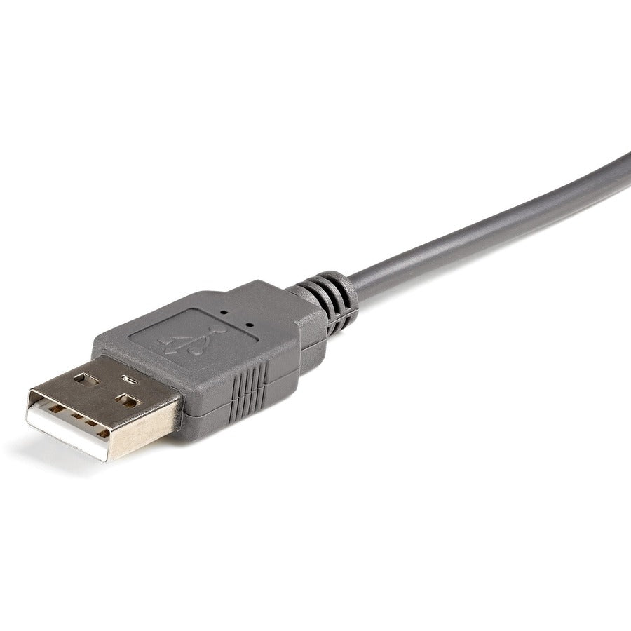 StarTech.com USB to Serial Adapter - 3 ft / 1m - with DB9 to DB25 Pin Adapter - Prolific PL-2303 - USB to RS232 Adapter Cable ICUSB232DB25