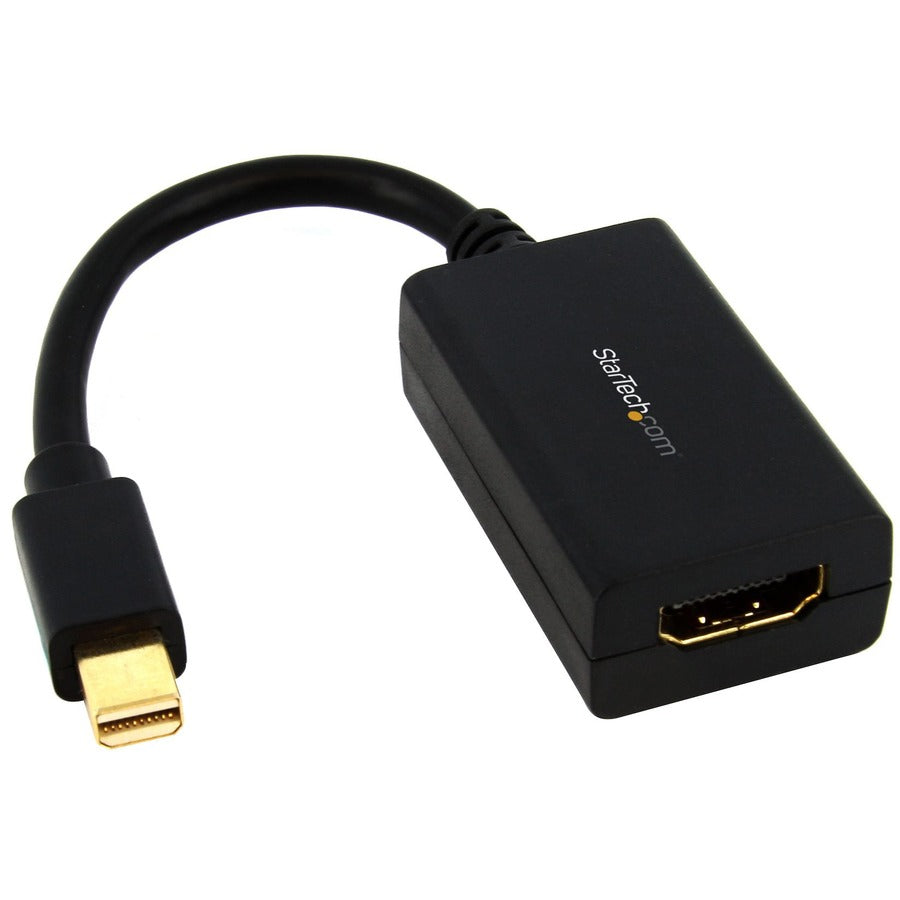 StarTech.com Adaptateur Mini DisplayPort vers HDMI, Convertisseur vidéo Mini DP vers HDMI pour moniteur/écran, 1080p, Adaptateur passif mDP 1.2 vers HDMI MDP2HDMI