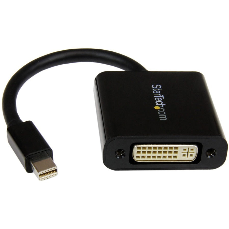 StarTech.com Adaptateur Mini DisplayPort vers DVI, Convertisseur Mini DP vers DVI-D Single Link, Vidéo 1080p, Passif, mDP 1.2 vers moniteur/écran DVI MDP2DVI3