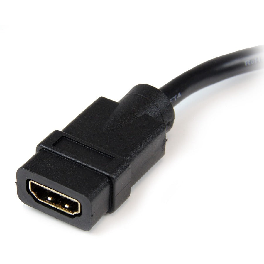 StarTech.com 8in HDMI&reg; to DVI-D Video Cable Adapter - HDMI Female to DVI Male HDDVIFM8IN