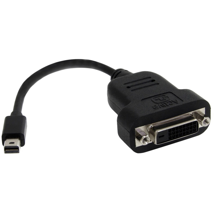 StarTech.com Mini DisplayPort to DVI Adapter, Active Mini DisplayPort to DVI-D Adapter Converter, 1080p Video, mDP to DVI Monitor/Display MDP2DVIS