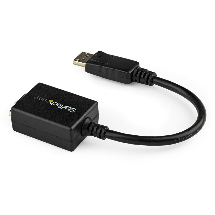 StarTech.com DisplayPort to VGA Adapter, Active DP to VGA Converter, 1080p Video DP to VGA Monitor Adapter Dongle, DisplayPort Certified DP2VGA2