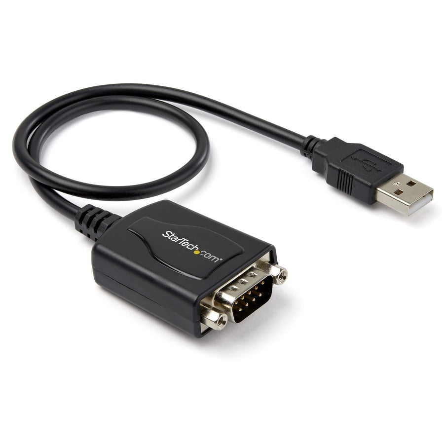 StarTech.com USB to Serial Adapter - 1 Port - COM Port Retention - Texas Instruments TIUSB3410 - USB to RS232 Adapter Cable ICUSB2321X