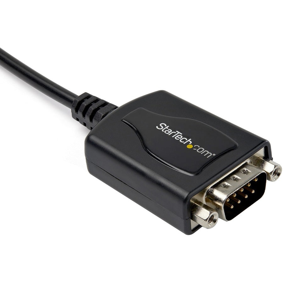 StarTech.com Adaptateur USB vers série - 1 port - Rétention du port COM - Texas Instruments TIUSB3410 - Câble adaptateur USB vers RS232 ICUSB2321X