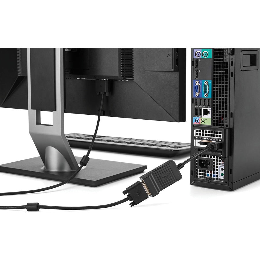 StarTech.com DisplayPort to VGA Adapter, Active DP to VGA Converter, 1080p Video DP to VGA Monitor Dongle, Latching DP Connector, Durable DP2VGA