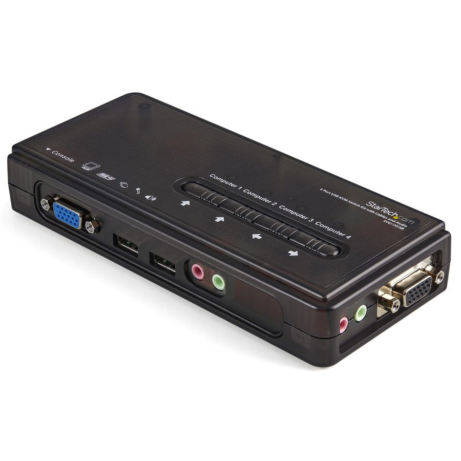 StarTech.com SV411KUSB - Commutateur KVM/audio - USB - 4 ports - 1 utilisateur local SV411KUSB