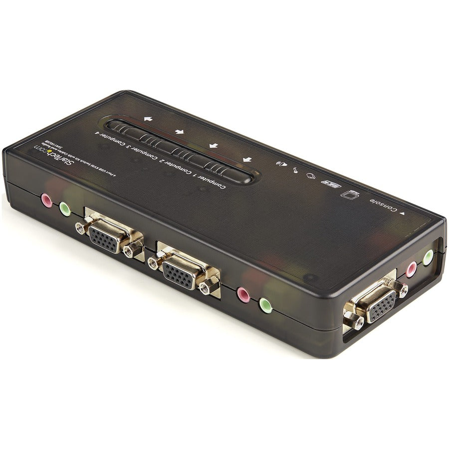 StarTech.com SV411KUSB - Commutateur KVM/audio - USB - 4 ports - 1 utilisateur local SV411KUSB