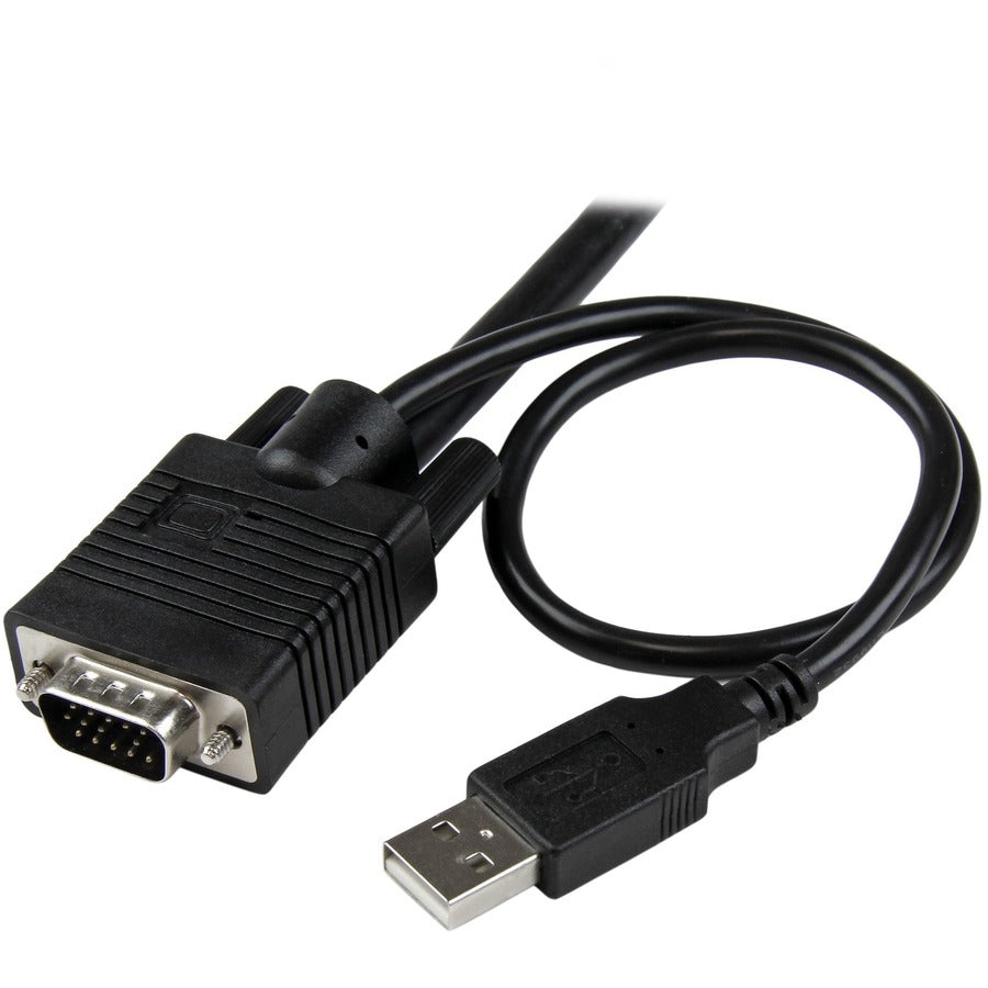 StarTech.com Commutateur KVM à câble USB VGA 2 ports - Alimenté par USB avec commutateur à distance SV211USB