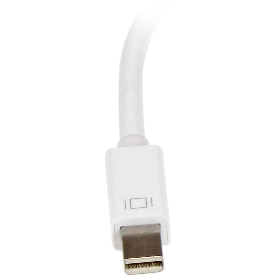 StarTech.com Convertisseur audio/vidéo Mini DisplayPort vers HDMI 4K - Adaptateur actif mDP 1.2 vers HDMI pour Mac Book Pro / Mac Book Air - 4K @ 30 Hz - Blanc MDP2HD4KSW