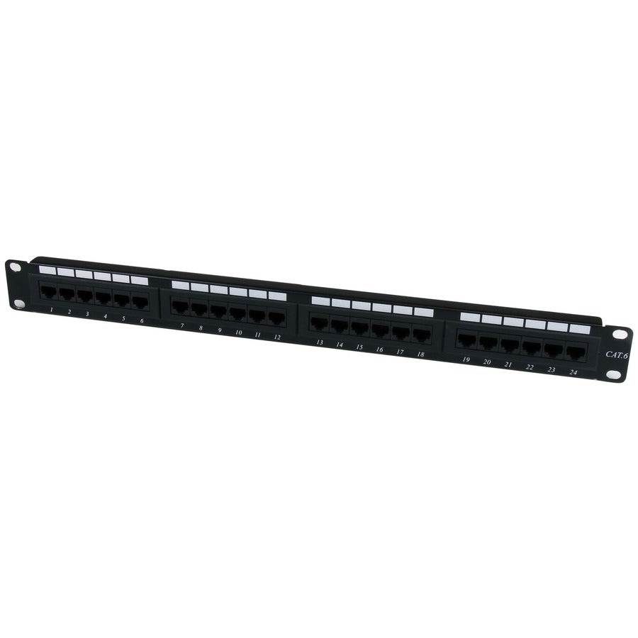 StarTech.com 24 Port 1U Rackmount Cat 6 110 Patch Panel C6PANEL24