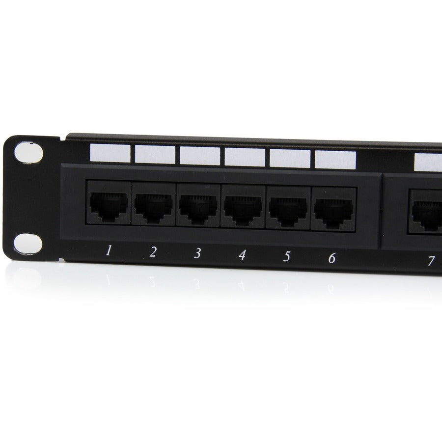 StarTech.com 24 Port 1U Rackmount Cat 6 110 Patch Panel C6PANEL24