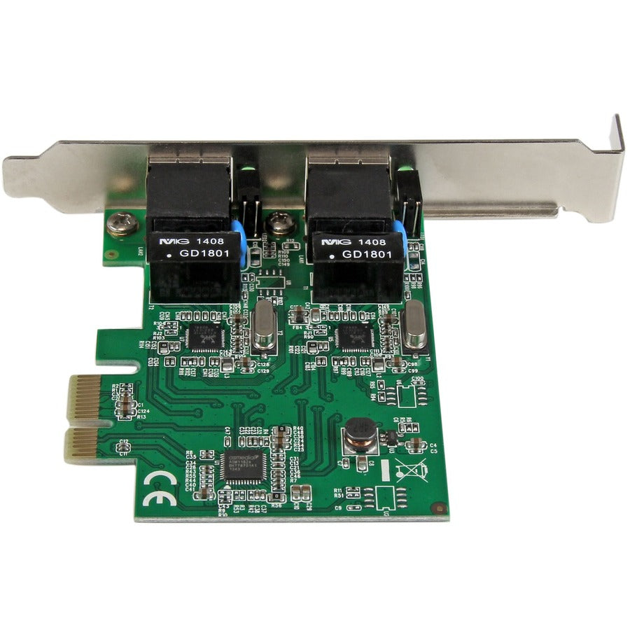 StarTech.com Carte adaptateur réseau pour serveur PCI Express Gigabit double port - PCIe NIC ST1000SPEXD4