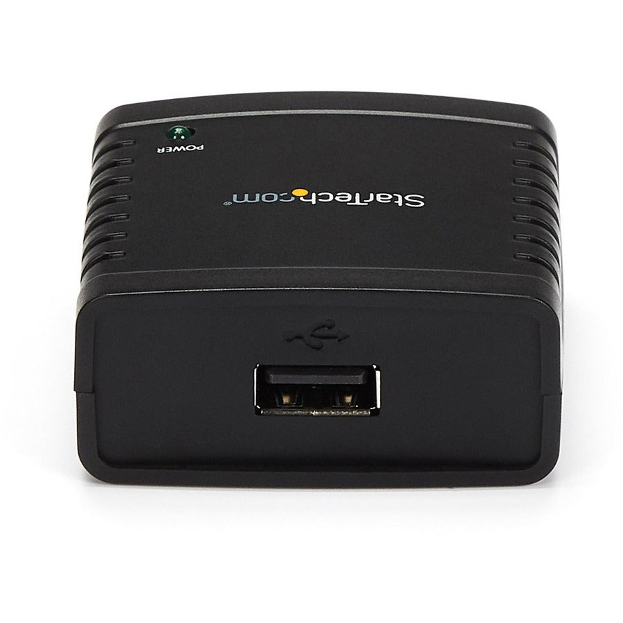 StarTech.com 10/100Mbps Ethernet to USB 2.0 Network LPR Print Server - USB Print Server with 10Base-T/100Base-TX Auto-sensing PM1115U2