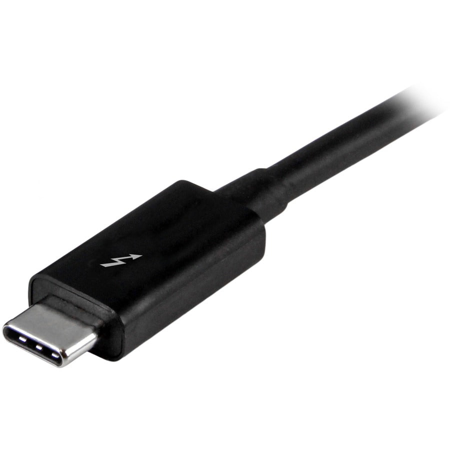 StarTech.com Thunderbolt 3 Cable - 3 ft / 1m - 4K 60Hz - 20Gbps - USB C to USB C Cable - Thunderbolt 3 USB Type C Charger Cable TBLT3MM1M