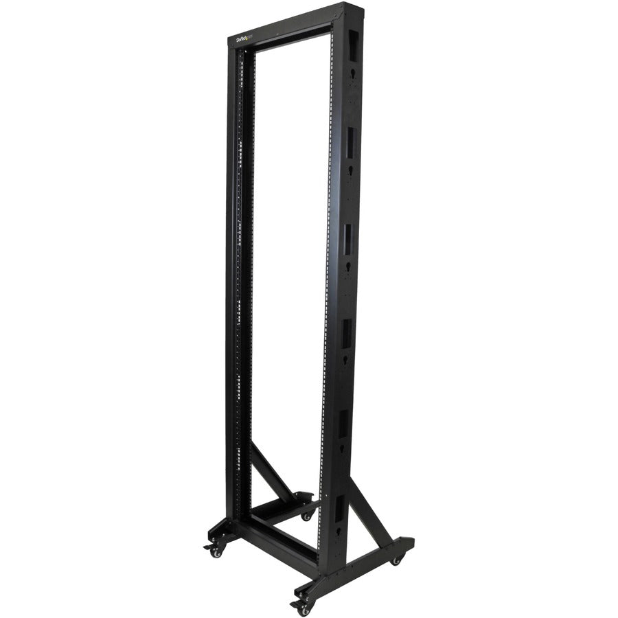 StarTech.com 2-Post Server Rack with Sturdy Steel Construction and Casters - 42U~ 2POSTRACK42