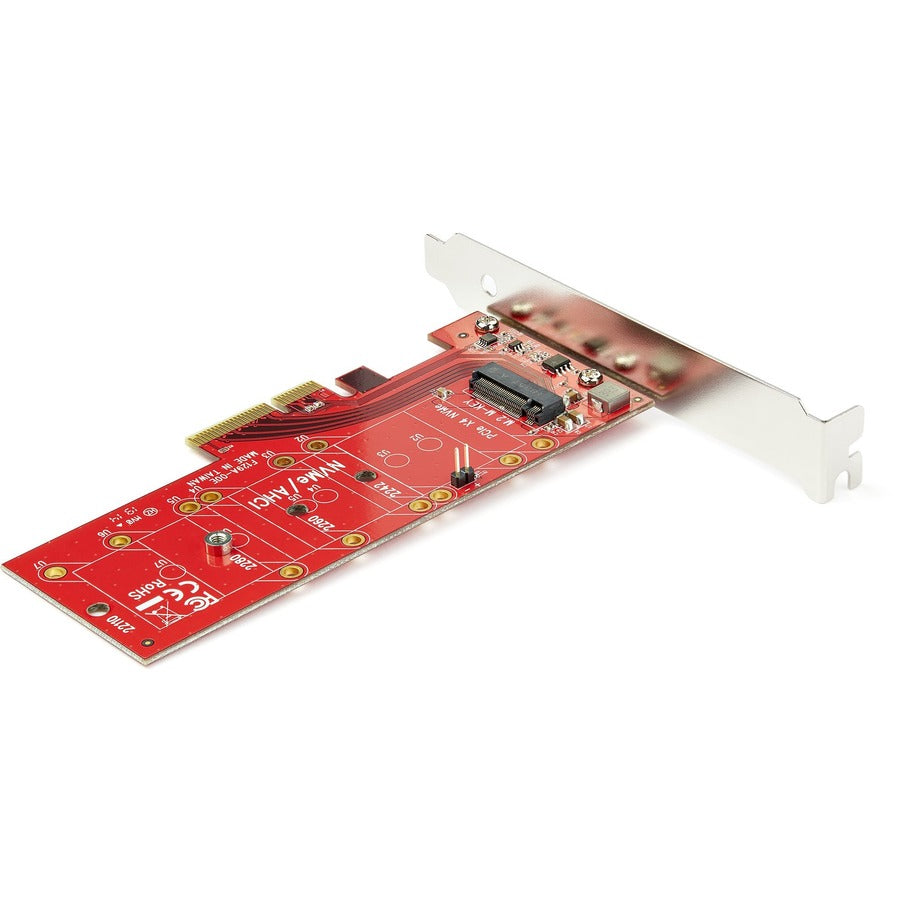 StarTech.com Adaptateur M.2 - x4 PCIe 3.0 NVMe - Profil bas et profil complet - Adaptateur SSD PCIE M.2 - SSD M2 - SSD PCI Express PEX4M2E1