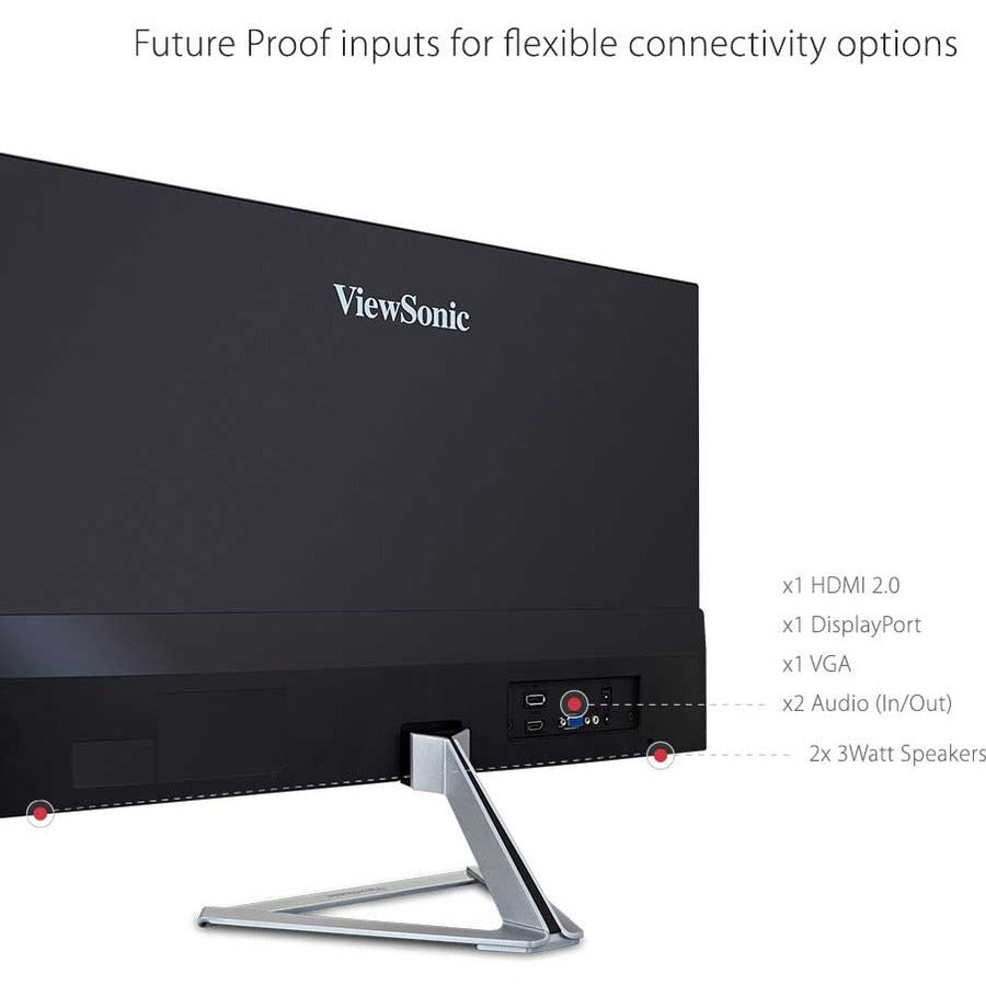 Viewsonic 27" Display, IPS Panel, 1920 x 1080 Resolution VX2776-SMHD