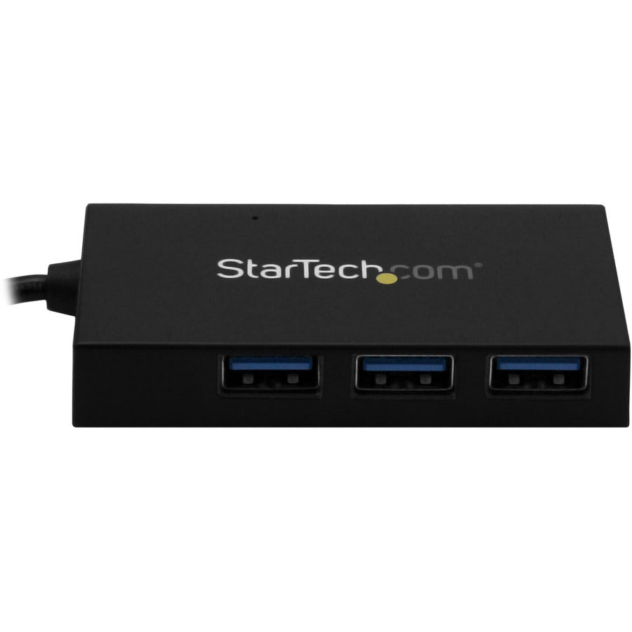 StarTech.com 4 Port USB 3.0 Hub - USB-A to USB-C & 3x USB-A SuperSpeed 5Gbps - Self or USB Bus Powered - USB 3.1 Gen 1 BC 1.2 Charging Hub HB30A3A1CSFS