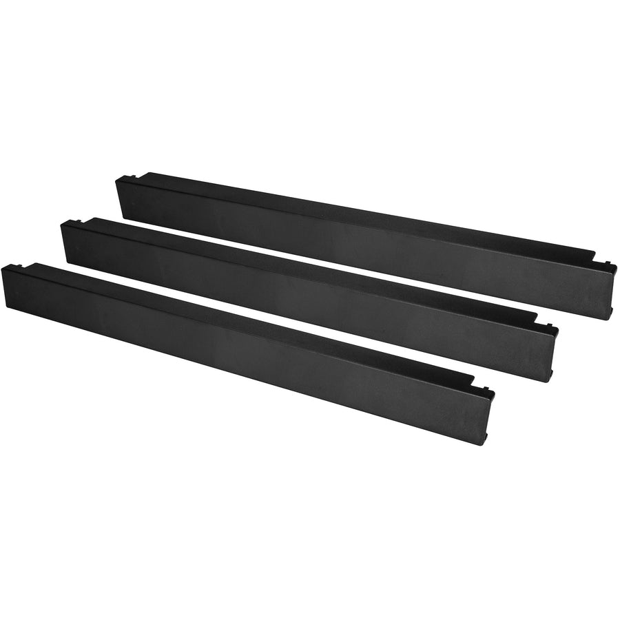 StarTech.com Panneaux d'obturation 1U – Panneau de rack vierge sans outil – Panneaux de rack vierges – Panneaux de remplissage – Lot de 10 BLANKP10