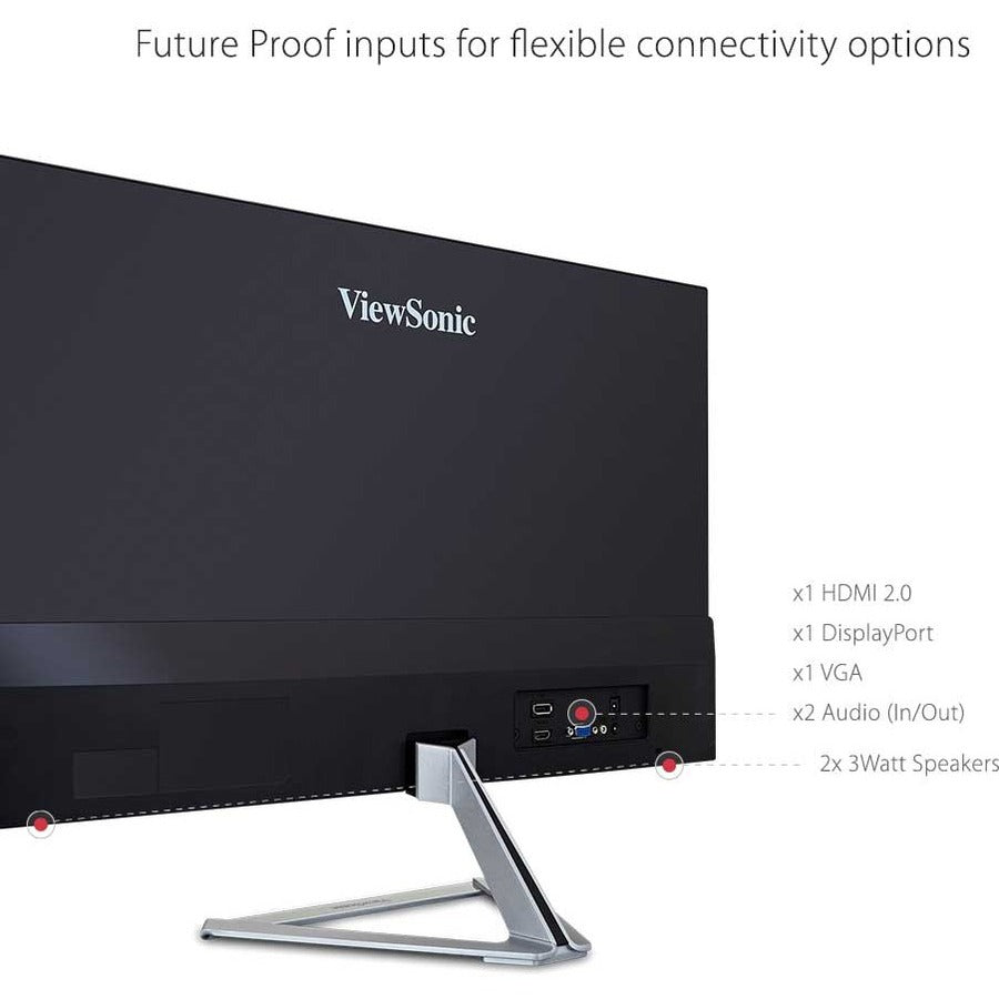 Viewsonic 24" Display, IPS Panel, 1920 x 1080 Resolution VX2476-SMHD