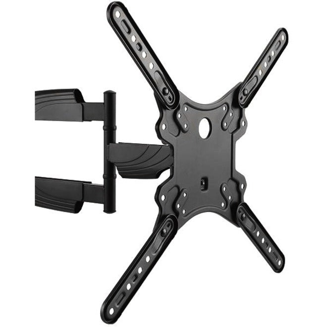 StarTech.com Support mural pour téléviseur à mouvement complet pour écran VESA de 32 à 55 pouces - Support mural pour téléviseur à écran plat réglable et articulé robuste FPWARTB1M