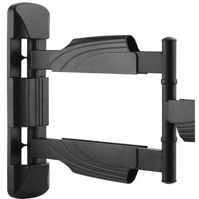 StarTech.com Support mural pour téléviseur à mouvement complet pour écran VESA de 32 à 55 pouces - Support mural pour téléviseur à écran plat réglable et articulé robuste FPWARTB1M