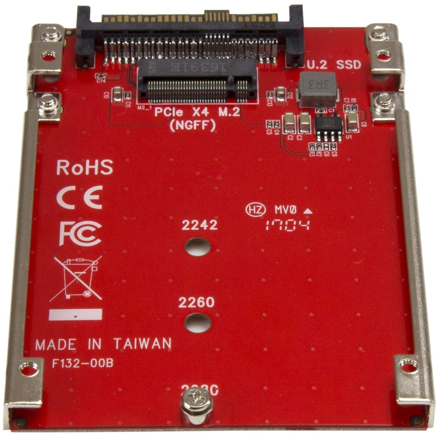 StarTech.com M.2 to U.2 Adapter - M.2 Drive to U.2 (SFF-8639) Host Adapter for M.2 PCIe NVMe SSDs - M.2 Drive Adapter - M.2 PCIe SSD Adapter U2M2E125